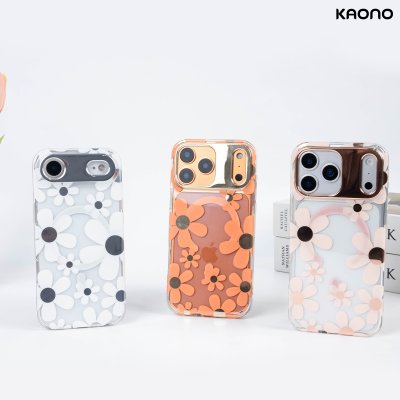 KAONO เคสใสลายดอกไม้ Magnetic Flower Series B Big Flower iPhone 17