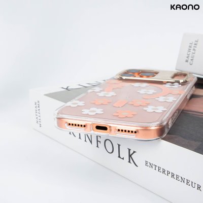 KAONO เคสใสลายดอกไม้ Magnetic Flower Series C Small Flower iPhone 17