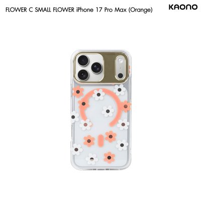 KAONO เคสใสลายดอกไม้ Magnetic Flower Series C Small Flower iPhone 17