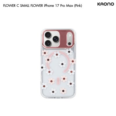 KAONO เคสใสลายดอกไม้ Magnetic Flower Series C Small Flower iPhone 17
