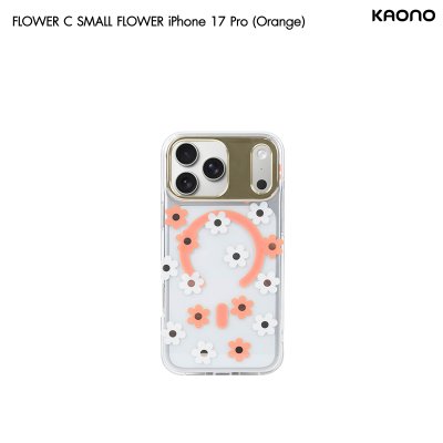 KAONO เคสใสลายดอกไม้ Magnetic Flower Series C Small Flower iPhone 17