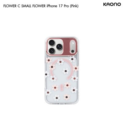KAONO เคสใสลายดอกไม้ Magnetic Flower Series C Small Flower iPhone 17