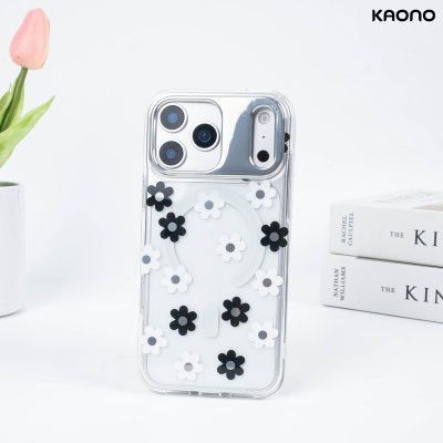 KAONO เคสใสลายดอกไม้ Magnetic Flower Series C Small Flower iPhone 17