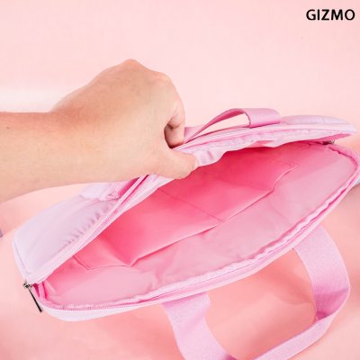 Gizmo Fluffy Bag 14 นิ้ว กระเป๋าโน๊ตบุ๊ค/ไอแพด ดีไซน์นุ่มฟู สไตล์เกาหลี กันกระแทกพรีเมียม