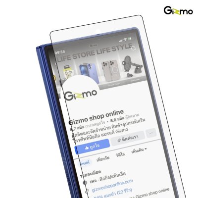Gizmo Film Full Edge Clear Glass Black ฟิล์มกระจกเต็มจอแบบใสขอบดำ Samsung Galaxy Z Fold7