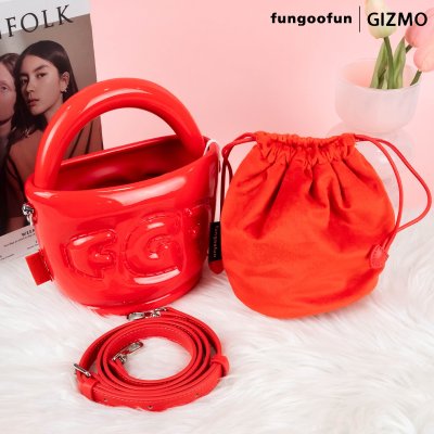 Fungoofun กระเป๋าครอสบอดี้ Balloon Bag Gliss Glaze inflatable รุ่น F546