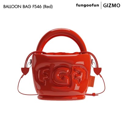 Fungoofun กระเป๋าครอสบอดี้ Balloon Bag Gliss Glaze inflatable รุ่น F546