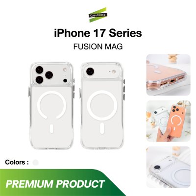 Gizmo Case Fusion Magsafe iPhone 17 series เคสใส เคสชาร์จได้ กันรอยขีดข่วน กันกระแทก