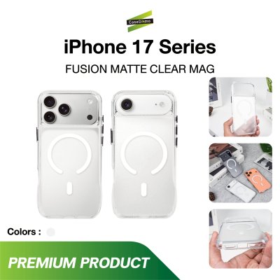 Gizmo Fusion Matte Back MagSafe เคสกันกระแทกเนื้อแมทใส สำหรับ iPhone 17