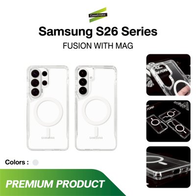 Gizmo Fusion with MagSafe เคสใสกันกระแทกแม่เหล็ก ปกป้อง 360 องศา สำหรับ Samsung S26 Series