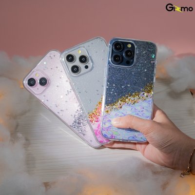 เคสใสกลิตเตอร์ Gizmo iPhone 15 กันกระแทก ไม่เหลือง