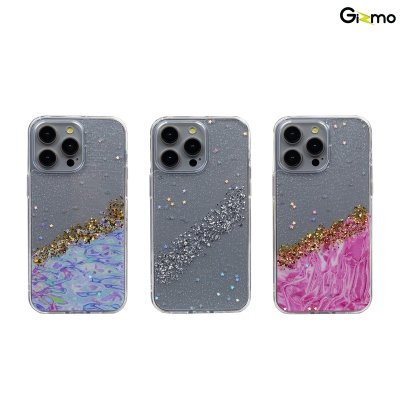 เคสใสกลิตเตอร์ Gizmo iPhone 15 กันกระแทก ไม่เหลือง