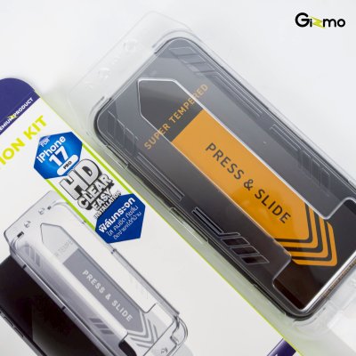 Gizmo Easy Installation Kit Film HD Clear ฟิล์มกระจกใสติดตั้งเอง iPhone17
