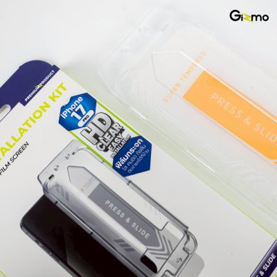 Gizmo Easy Installation Kit Film HD Clear ฟิล์มกระจกใสติดตั้งเอง iPhone17
