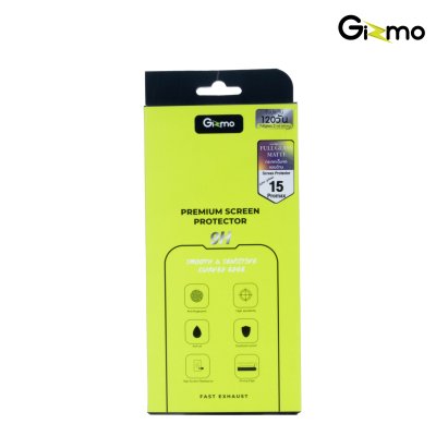 Gizmo Film FULL GLASS MATTE ฟิล์มกระจกเนื้อแมตต์ สำหรับรุ่น 15/15+/15P/15PM