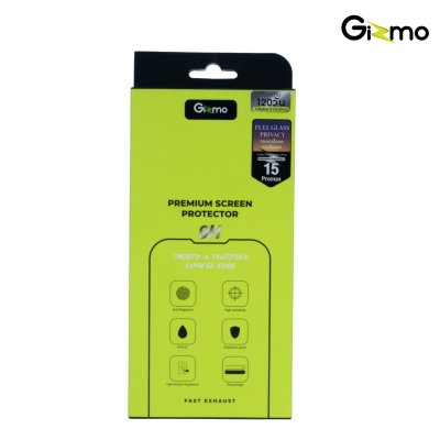 Gizmo Film FULL GLASS PRIVACY ฟิล์มความเป็นส่วนตัวแบบเต็มกระจก สำหรับรุ่น 15/15+/15P/15PM