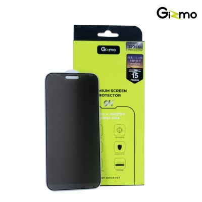 Gizmo Film FULL GLASS PRIVACY ฟิล์มความเป็นส่วนตัวแบบเต็มกระจก สำหรับรุ่น 15/15+/15P/15PM