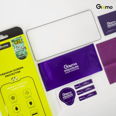 Gizmo Film Full Glass Clear ฟิล์มกระจกใสเต็มจอ นิรภัย2ชั้น สำหรับ Samsung S26 Series ป้องกันระดับ 9H (Tempered Glass Full Frame)