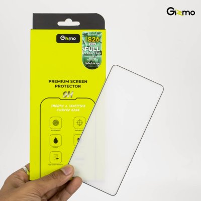 Gizmo Film Full Glass Clear ฟิล์มกระจกใสเต็มจอ นิรภัย2ชั้น สำหรับ Samsung S26 Series ป้องกันระดับ 9H (Tempered Glass Full Frame)