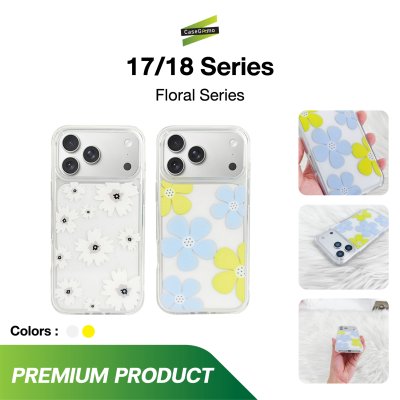 Gizmo Floral Case iPhone 17/18 Series เคสไอโฟน เคสใสลายดอกไม้