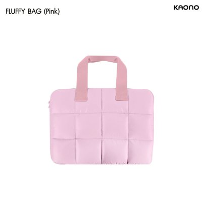 Fluffy Bag 14 นิ้ว กระเป๋าโน๊ตบุ๊ค/ไอแพด ดีไซน์นุ่มฟู สไตล์เกาหลี กันกระแทกพรีเมียม