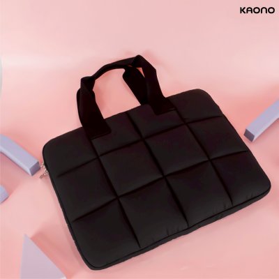 Fluffy Bag 14 นิ้ว กระเป๋าโน๊ตบุ๊ค/ไอแพด ดีไซน์นุ่มฟู สไตล์เกาหลี กันกระแทกพรีเมียม