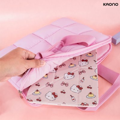 Fluffy Bag 14 นิ้ว กระเป๋าโน๊ตบุ๊ค/ไอแพด ดีไซน์นุ่มฟู สไตล์เกาหลี กันกระแทกพรีเมียม