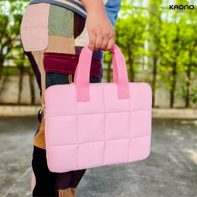 Fluffy Bag 14 นิ้ว กระเป๋าโน๊ตบุ๊ค/ไอแพด ดีไซน์นุ่มฟู สไตล์เกาหลี กันกระแทกพรีเมียม