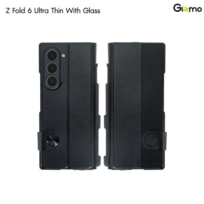 Gizmo Folio Case With Glass And Pen Slot เคสหนังแบบเปิด-ปิด เคสซัมซุง เคส Z Fold 6 มีช่องเก็บปากกา มีกระจกหน้าจอ