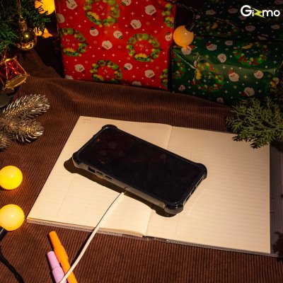 Gizmo Fusion Bumper X Magsafe เคสใสขอบดำ/แดง-ฟ้า กันรอยขีดข่วน เคสชาร์จได้ กันกระแทก สำหรับไอโฟน 15/15+/15P/15PM