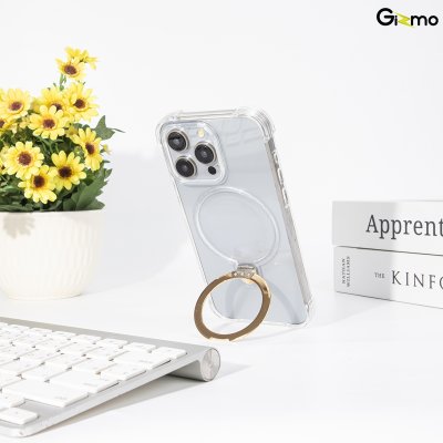 Gizmo Fusion jelly magsafe Stand เคสนิ่ม สำหรับชาร์จ เคสใสมีวงแหวน iPhone 15/15+/15Pro/15 Pro max