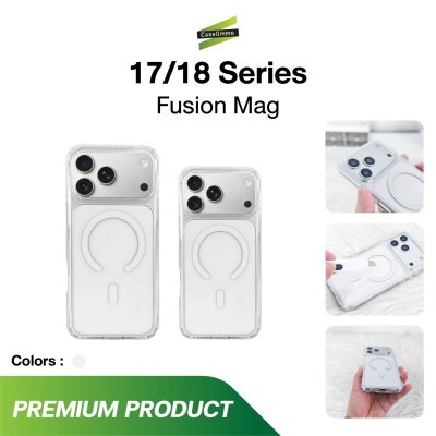 Gizmo Case Fusion MagSafe iPhone 17/18 Series Clear เคสใสกันกระแทกแม่เหล็ก
