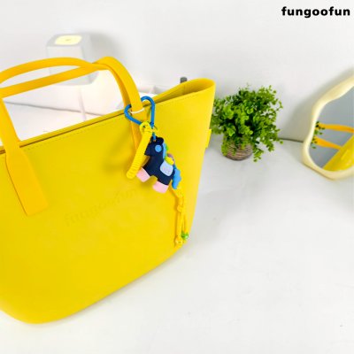 Fungoofun DIY Bag Charm Gold ingot horse พวงกุญแจห้อยกระเป๋าม้านำโชคซิลิโคนพรีเมียม