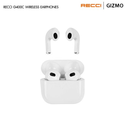 Recci หูฟังไร้สาย Wireless Earphones รุ่น G400C White