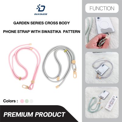 Dux Ducis GAREN Series Cross-body Phone Lanyard with Swastika Pattern สายสะพายคล้องคอมือถือ