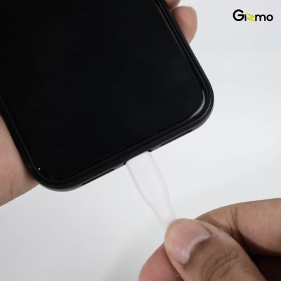 Gizmo adapter 2 Port อะแดปเตอร์ 2 ช่อง พร้อมสายชาร์จ อุปกรณ์ชาร์จไอโฟน Lightning สีขาว GA-020 มี มอก.