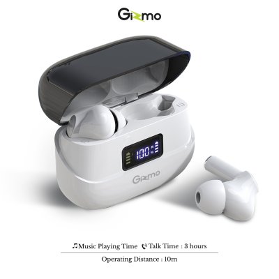 Gizmo หูฟังไร้สาย หูฟังบลูทูธ Earbuds wireless headset หูฟัง บลูทูธ 5.1 ไร้สาย ฟังเพลง เล่นเกม กล่องชาร์จไร้สาย GB-05