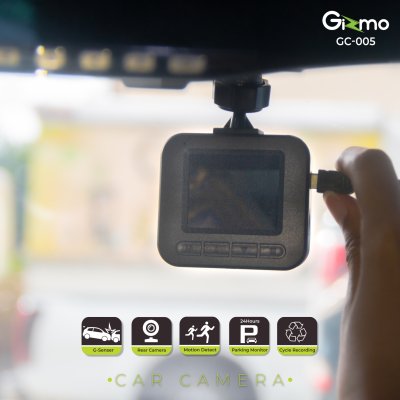 Gizmo กล้องติดรถยนต์ ภาพชัดระดับ HD เล็กกะทัดรัด หน้าจอ 2 นิ้ว เมนูภาษาไทย รุ่น GC-005