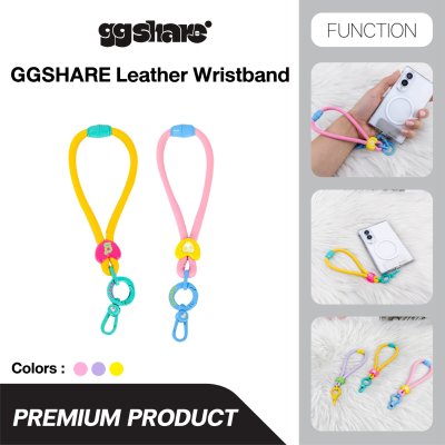GGSHARE Leather Wristband Phone Lanyard สายคล้องข้อมือหนังพรีเมียม