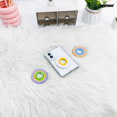 GGSHARE Tri-Fold Magnetic Stand ขาตั้งสมาร์ทโฟนแม่เหล็ก MagSafe หมุนพับได้ 3 ท่อน
