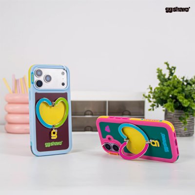 GGSHARE Heartbeat Stand Case เคสไอโฟนพร้อมขาตั้งรูปหัวใจ for iPhone 17 Series