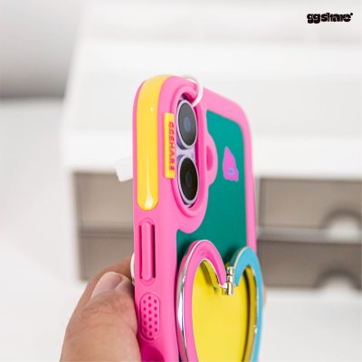 GGSHARE Heartbeat Stand Case เคสไอโฟนพร้อมขาตั้งรูปหัวใจ for iPhone 17 Series