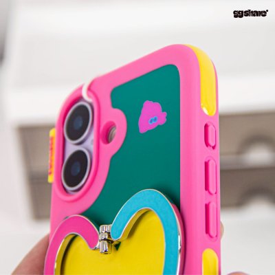 GGSHARE Heartbeat Stand Case เคสไอโฟนพร้อมขาตั้งรูปหัวใจ for iPhone 17 Series