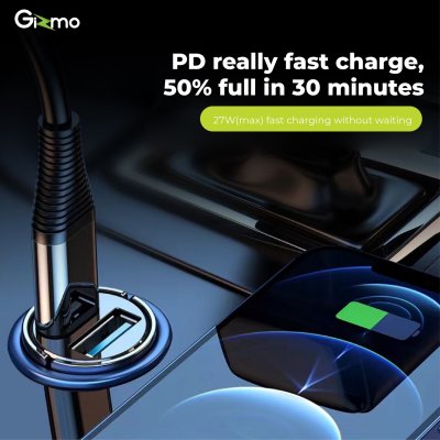 Gizmo ที่ชาร์จในรถยนต์ ใช้กับช่องจุดบุหรี่ในรถยนต์ รุ่น GG-020 รับประกัน1ปี