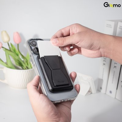 Gizmo GG-026 ที่ใส่บัตรแม่เหล็ก ตั้งได้ ใส่บัตร 3 ใบ