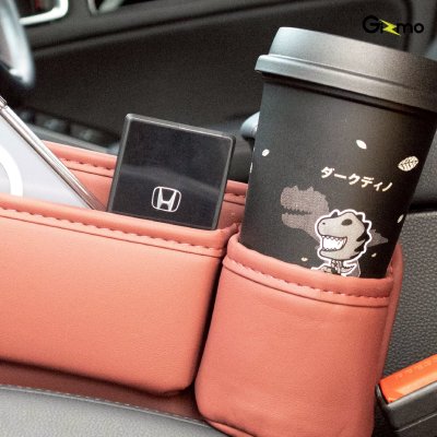 Gizmo กล่องเก็บของอเนกประสงค์ในรถยนต์ แบบหนัง ติดตั้งข้างเบาะ รุ่น GG-028