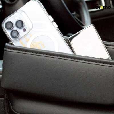 Gizmo กล่องเก็บของอเนกประสงค์ในรถยนต์ แบบหนัง ติดตั้งข้างเบาะ รุ่น GG-028