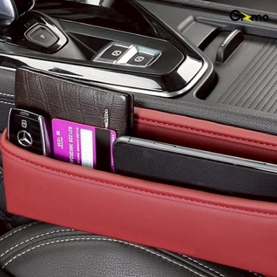 Gizmo กล่องเก็บของอเนกประสงค์ในรถยนต์ แบบหนัง ติดตั้งข้างเบาะ รุ่น GG-028