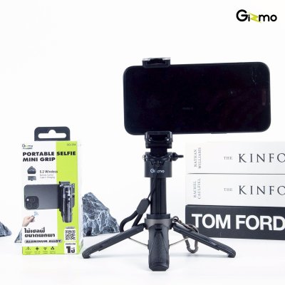 Gizmo Protable Selfie MiNi Grip รุ่น GG-034 ไม้เซลฟี่ขาตั้งมือถือไซต์มินิ พกพาง่าย มีรีโมทบลูทูธ เหมาะสำหรับถ่ายภาพ ถ่ายวิดีโอ
