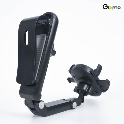 GIZMO GH-055 carholder ติดตั้งกับที่บังแดด sun visor cellphone holder สีดำ ประกันสินค้า 1 ปี